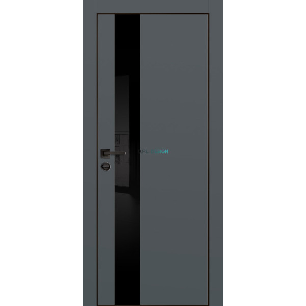 Дверь Profilo Porte PX-10 черная кромка Графит матовый купить