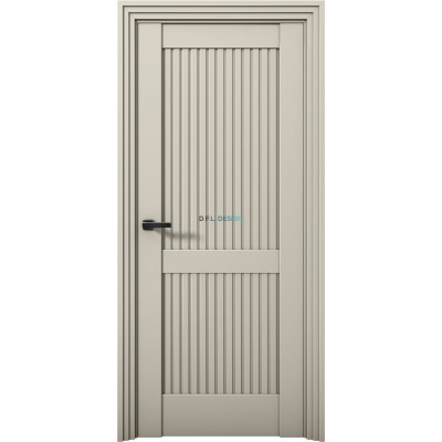 Дверь Aurum Doors Ni 2 Никель Силк грей
