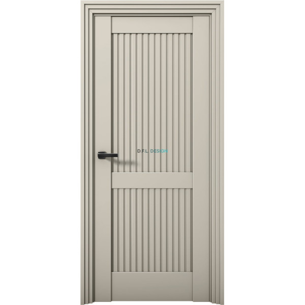 Дверь Aurum Doors Ni 2 Никель Силк грей