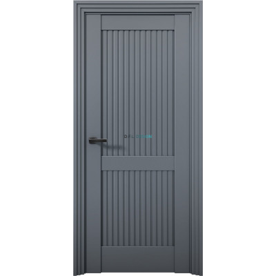 Дверь Aurum Doors Ni 2 Никель Антрацит