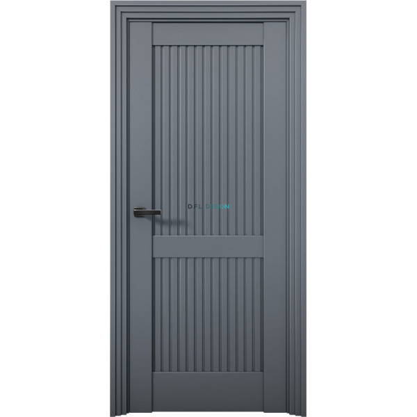 Дверь Aurum Doors Ni 2 Никель Антрацит