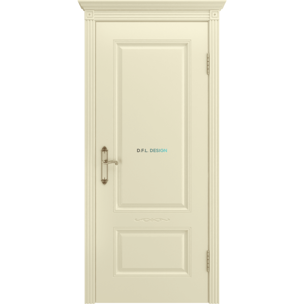 Дверь BP-Doors Аккорд В1 ДГ Слоновая кость без патины