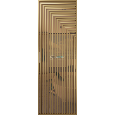 Дверь алюминиевая GABITEX 20 BRONZE│GOLD MATT