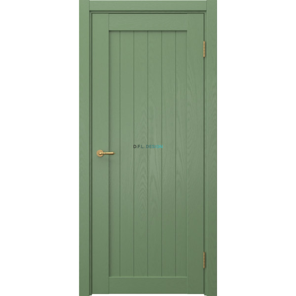 Дверь межкомнатная Eporta Vetus Loft 11.1 эмаль RAL 6011 по шпону ясеня