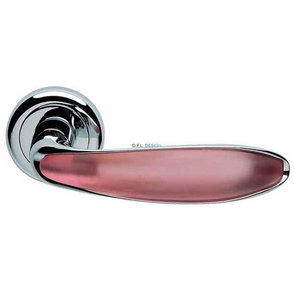 Дверная ручка Morelli MURANO R4 CRO/ROSA