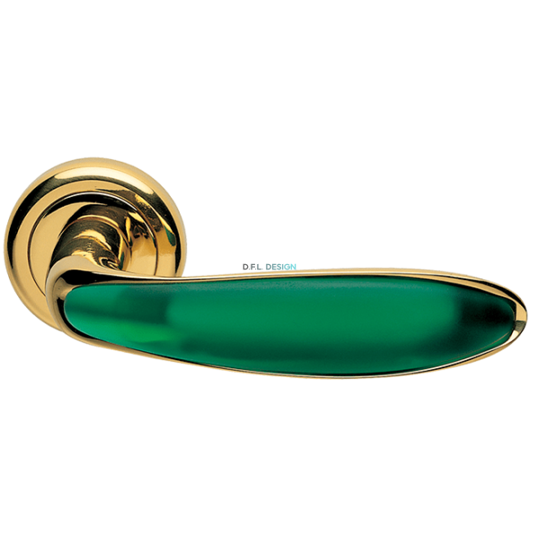 Дверная ручка Morelli MURANO R4 OTL/VERDE