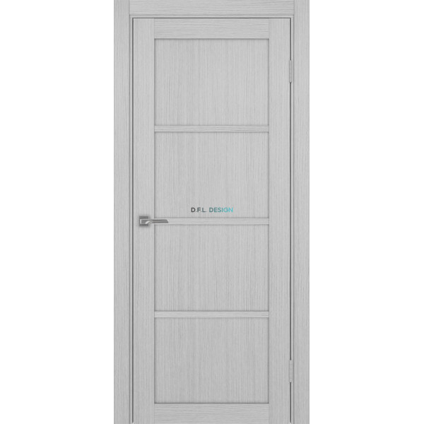 Дверь Optima Porte Турин 540.1111 эко-шпон Дуб серый FL