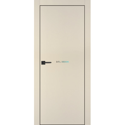 Дверь Profilo Porte PX-1 черная кромка Бежевый матовый купить