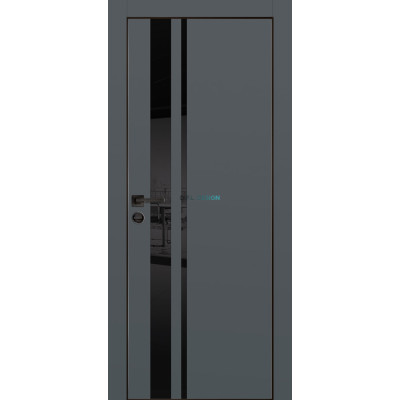 Дверь Profilo Porte PX-16 черная кромка Графит матовый купить
