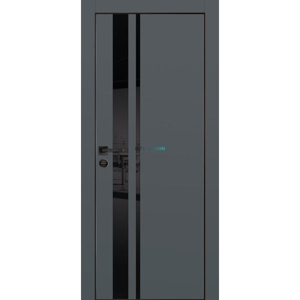 Дверь Profilo Porte PX-16 черная кромка Графит матовый купить