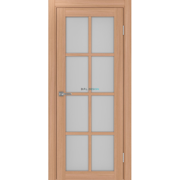 Дверь Optima Porte Турин 541.2222 эко-шпон Ясень тёмный