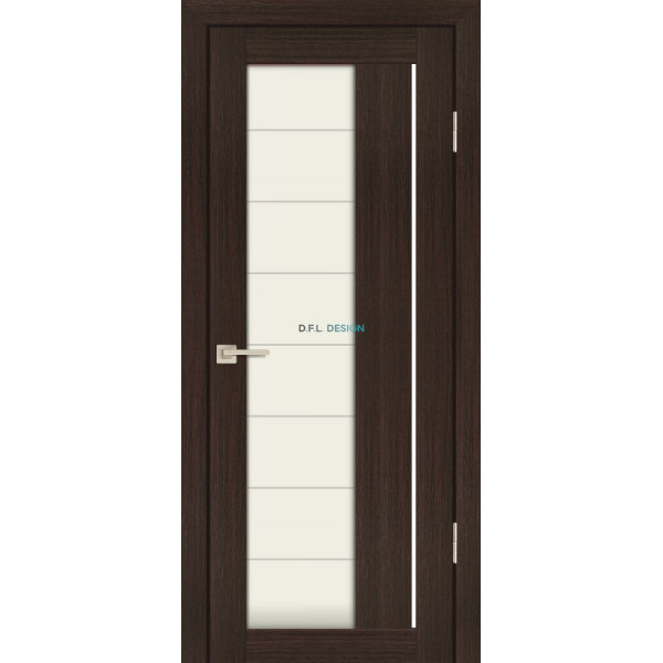 Дверь Profilo Porte PS-41 Венге Мелинга со стеклом Белый сатинат купить