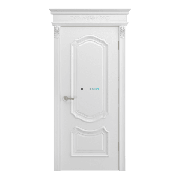 Дверь BP-Doors Сюита багет В1 ДГ Белая эмаль