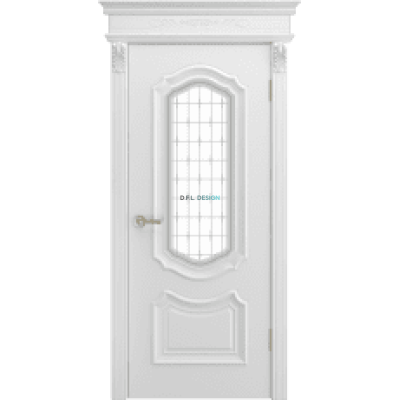 Дверь BP-Doors Сюита багет В1 ДО Белая эмаль