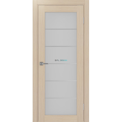 Дверь Optima Porte Парма 401 АССSC 2 эко-шпон Дуб беленый FL