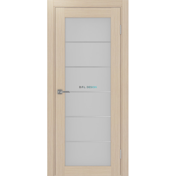 Дверь Optima Porte Парма 401 АССSC 2 эко-шпон Дуб беленый FL