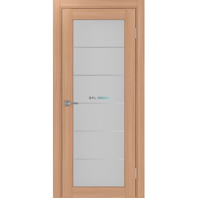 Дверь Optima Porte Парма 401 АССSC 2 эко-шпон Ясень тёмный