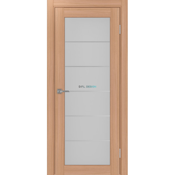 Дверь Optima Porte Парма 401 АССSC 2 эко-шпон Ясень тёмный