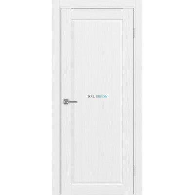 Дверь Optima Porte Сицилия 701.1 эко-шпон Белый Лёд