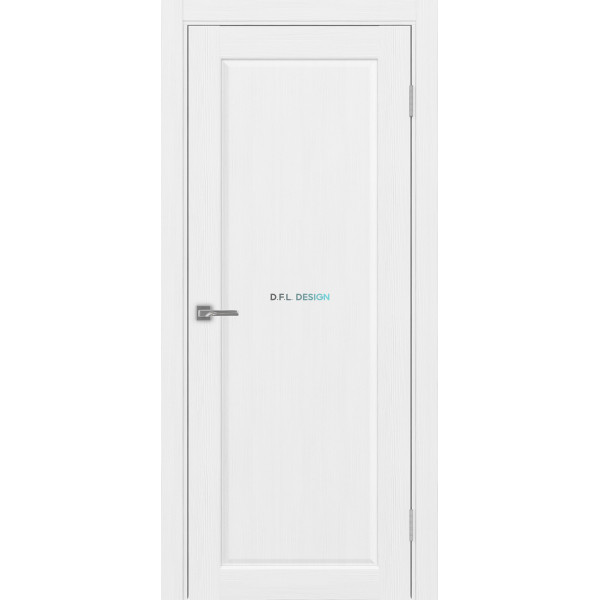 Дверь Optima Porte Сицилия 701.1 эко-шпон Белый Лёд