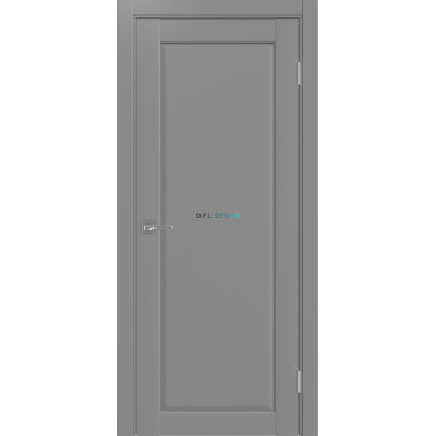 Дверь Optima Porte Сицилия 701.1 эко-шпон Серый