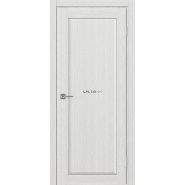 Дверь Optima Porte Сицилия 701.1 эко-шпон Ясень серебристый
