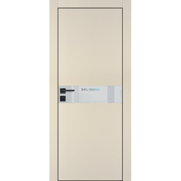Дверь Profilo Porte PX-13 черная кромка Бежевый матовый купить