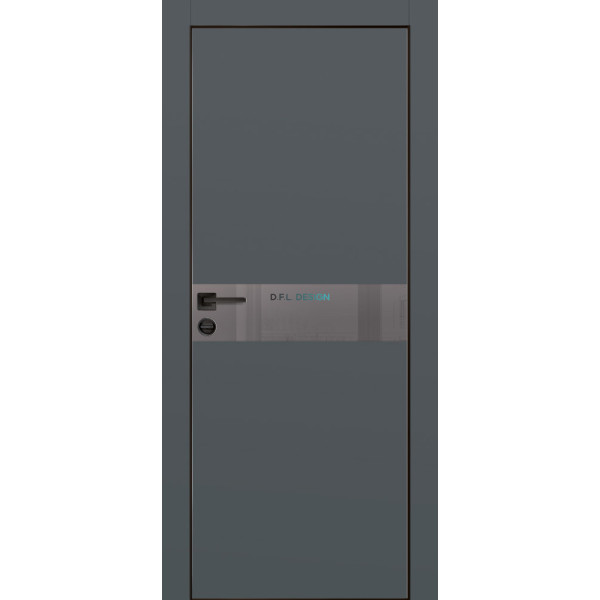 Дверь Profilo Porte PX-13 черная кромка Графит матовый купить