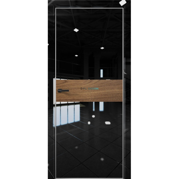 Дверь Aurum Doors Платина Pt 5 Crystall Black
