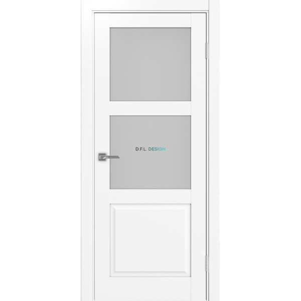 Дверь Optima Porte Тоскана 630.221 эко-шпон Белый снежный