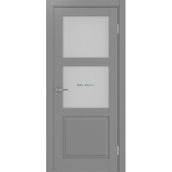 Дверь Optima Porte Тоскана 630.221 эко-шпон Серый