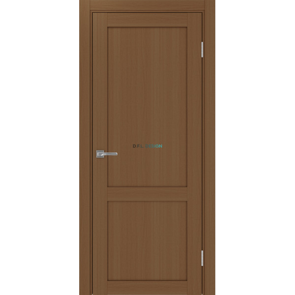 Дверь Optima Porte Турин 502.11 эко-шпон Орех NL