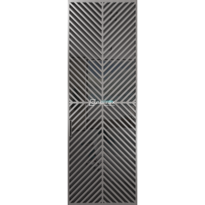 Дверь алюминиевая GABITEX 25 GREY│CHROME MATT