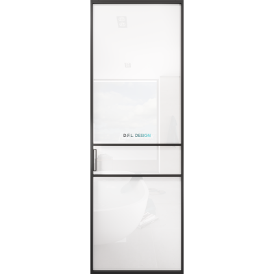 Дверь алюминиевая GABITEX 03 BIANCO│BLACK EDITION Дверь алюминиевая GABITEX 03 BIANCO│BLACK EDITION