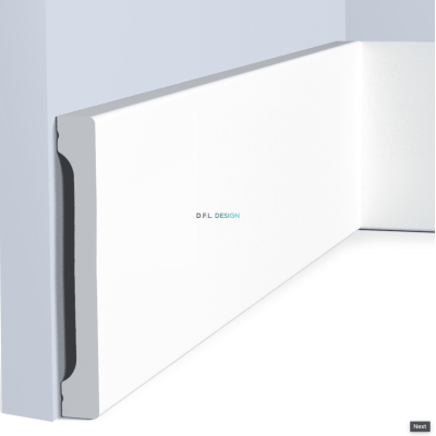Напольный плинтус HIWOOD B150V1
