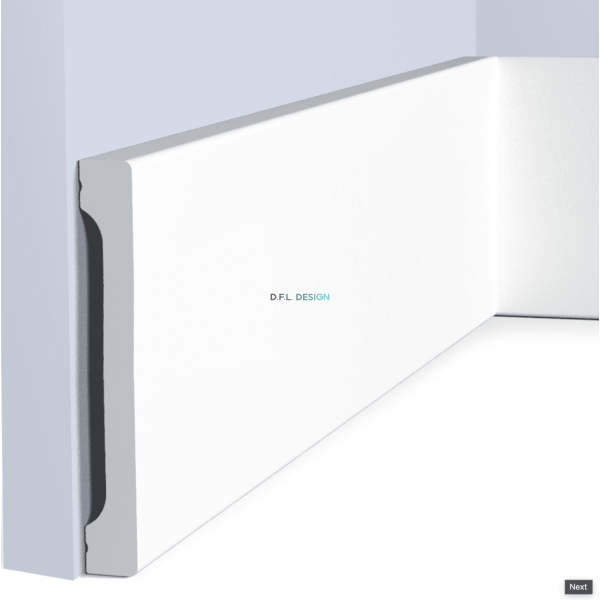 Напольный плинтус HIWOOD B150V1