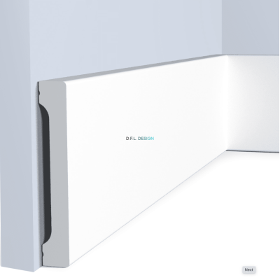 Напольный плинтус HIWOOD B90V1