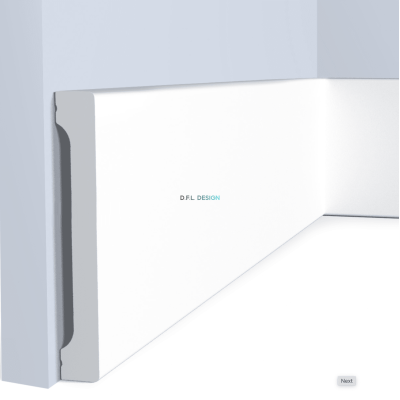Напольный плинтус HIWOOD B99V1