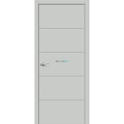 Межкомнатная дверь BRAVO Граффити-1Д Grey Pro