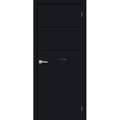 Межкомнатная дверь BRAVO Граффити-1Д Total Black
