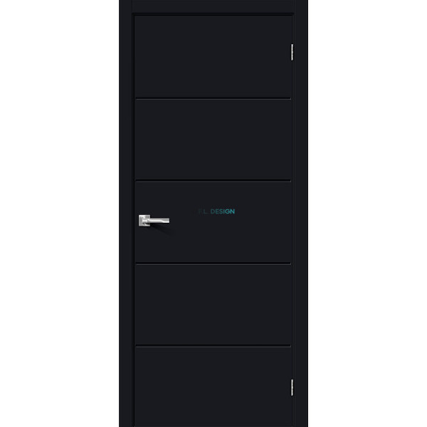 Межкомнатная дверь BRAVO Граффити-1Д Total Black