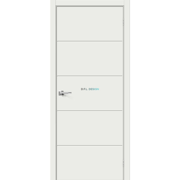 Межкомнатная дверь BRAVO Граффити-2Д Super White
