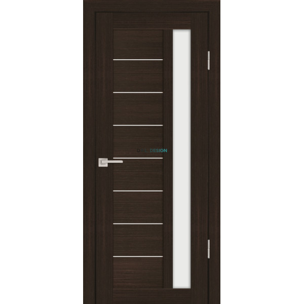 Дверь Profilo Porte PS-40 Венге Мелинга со стеклом Белый сатинат купить