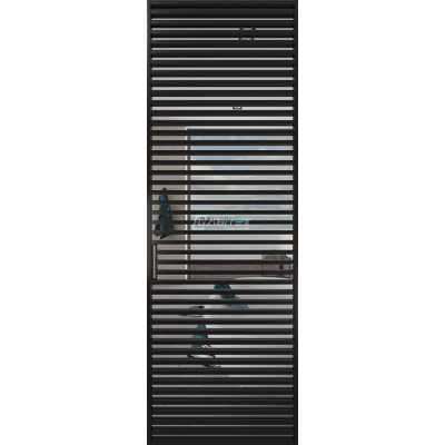 Дверь алюминиевая GABITEX 18 TRANSPARENT CLEAR│BLACK EDITION Дверь алюминиевая GABITEX 18 TRANSPARENT CLEAR│BLACK EDITION