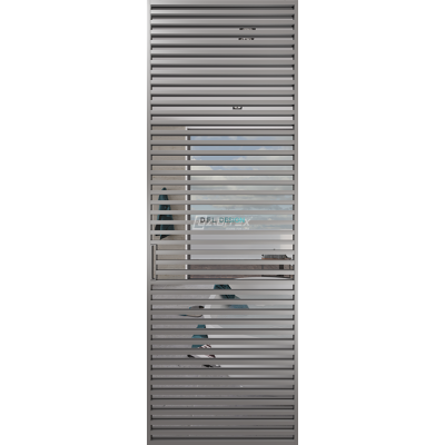 Дверь алюминиевая GABITEX 18 TRANSPARENT CLEAR│CHROME MATT Дверь алюминиевая GABITEX 18 TRANSPARENT CLEAR│CHROME MATT