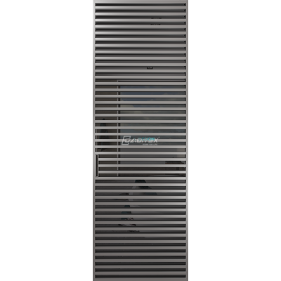 Дверь алюминиевая GABITEX 18 GREY│CHROME MATT Дверь алюминиевая GABITEX 18 GREY│CHROME MATT