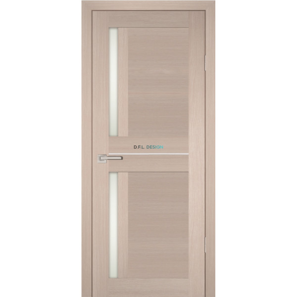 Дверь Profilo Porte PS-19 Капучино Мелинга со стеклом Белый сатинат купить