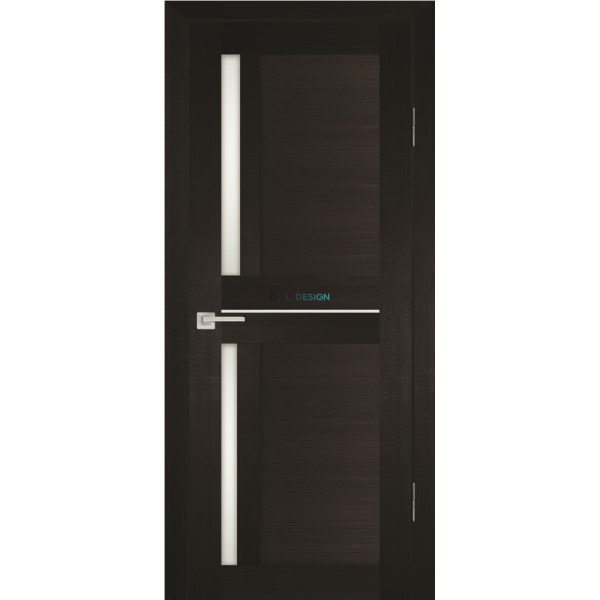 Дверь Profilo Porte PS-19 Венге Мелинга со стеклом Белый сатинат купить