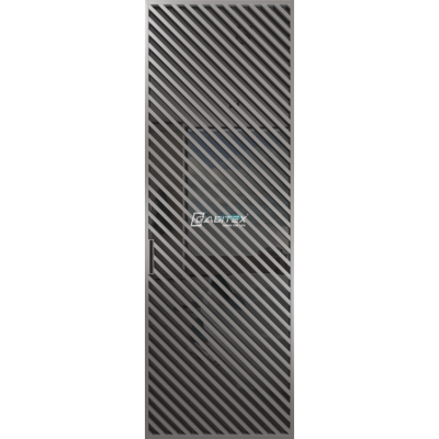 Дверь алюминиевая GABITEX 21 GREY│CHROME MATT