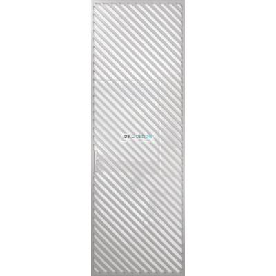 Дверь алюминиевая GABITEX 21 BIANCO│CHROME MATT Дверь алюминиевая GABITEX 21 BIANCO│CHROME MATT